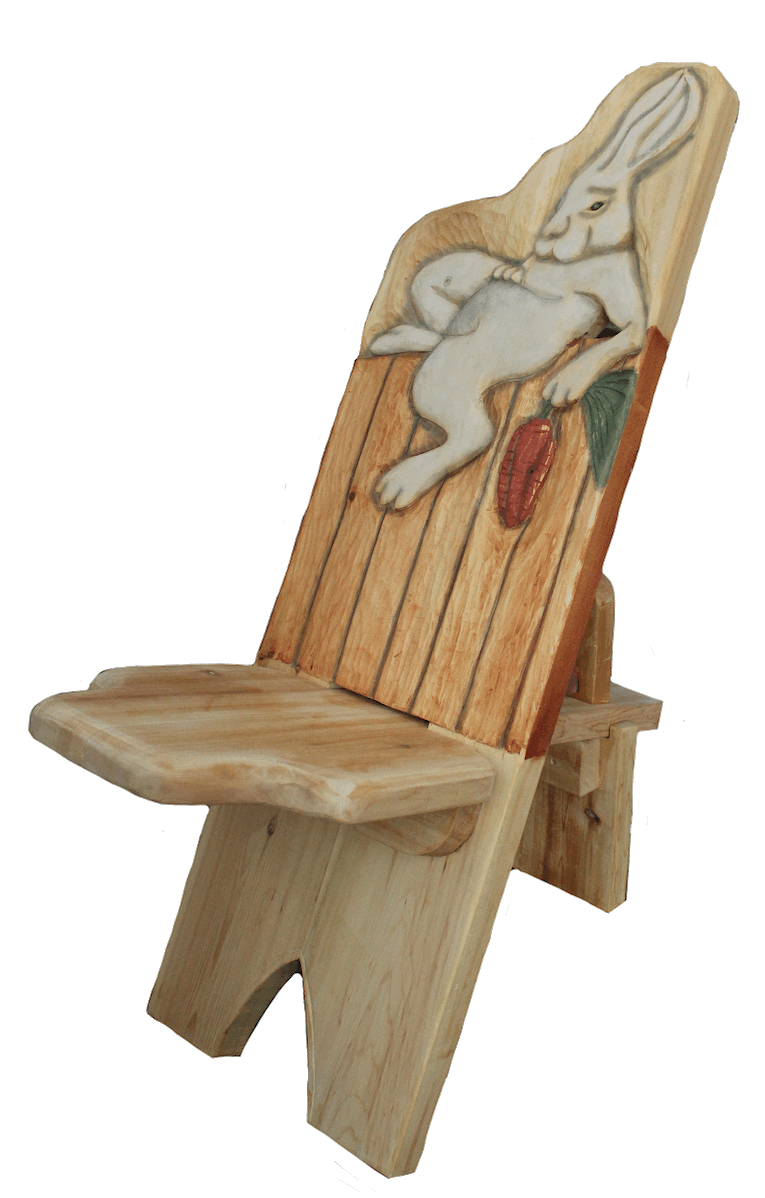 Whimsical Cottage Deck Chair, deck chair, deck lounge chair, patio furniture